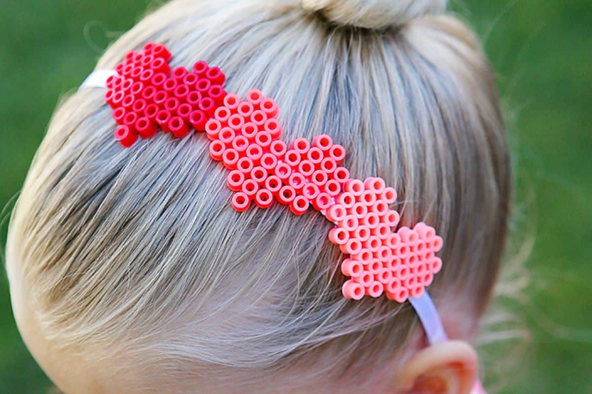 Triple Hearts Hair Accessory.