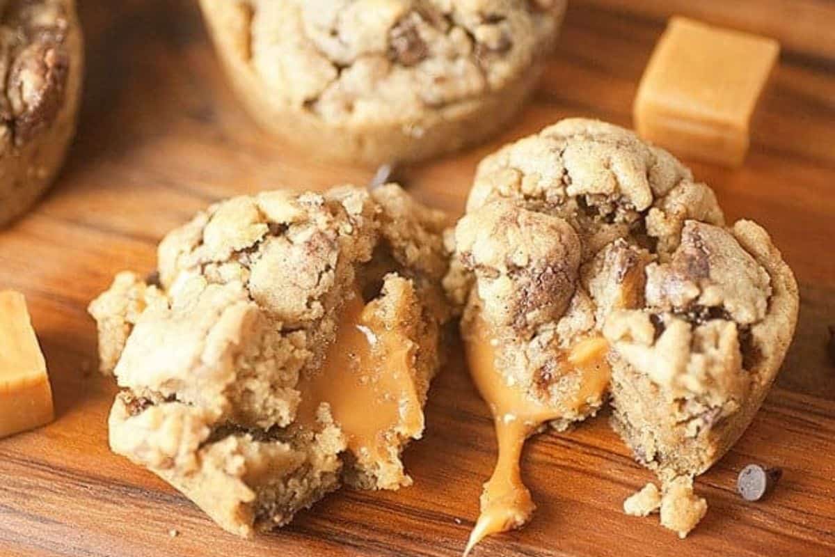 Salted Caramel Browned Butter Cookie Cups.