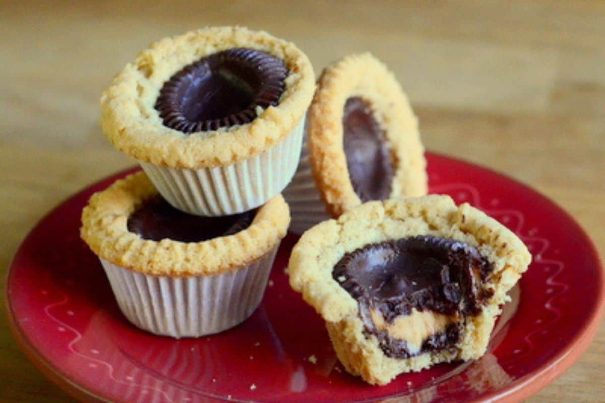 Bite-Sized Peanut Butter Cup Cookies.