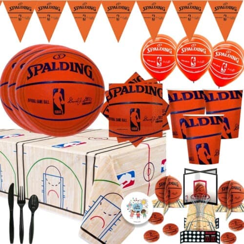 Spalding Basketball Party Supplies
