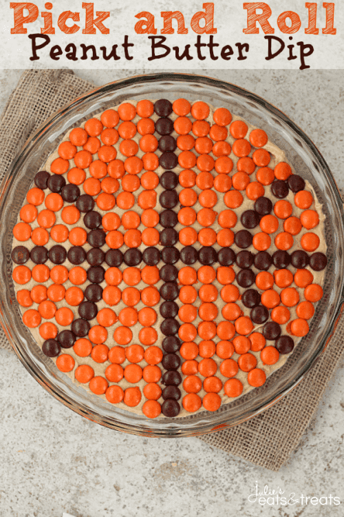 Pick and Roll Peanut Butter Dip