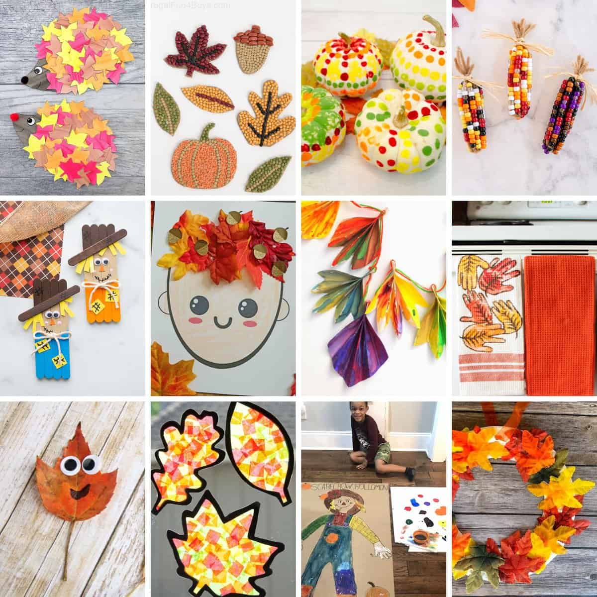 20 Fun And Easy Fall Kid Crafts - The Crafty Blog Stalker