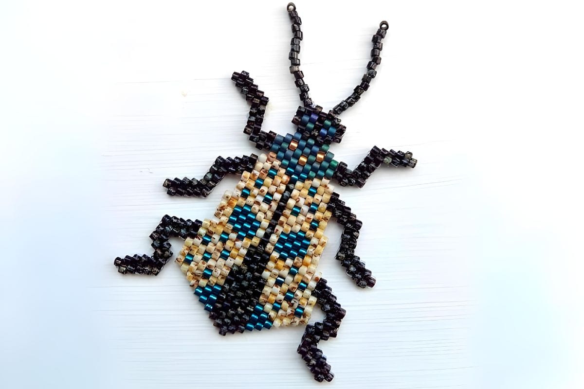 Brick Stitch Beetle.