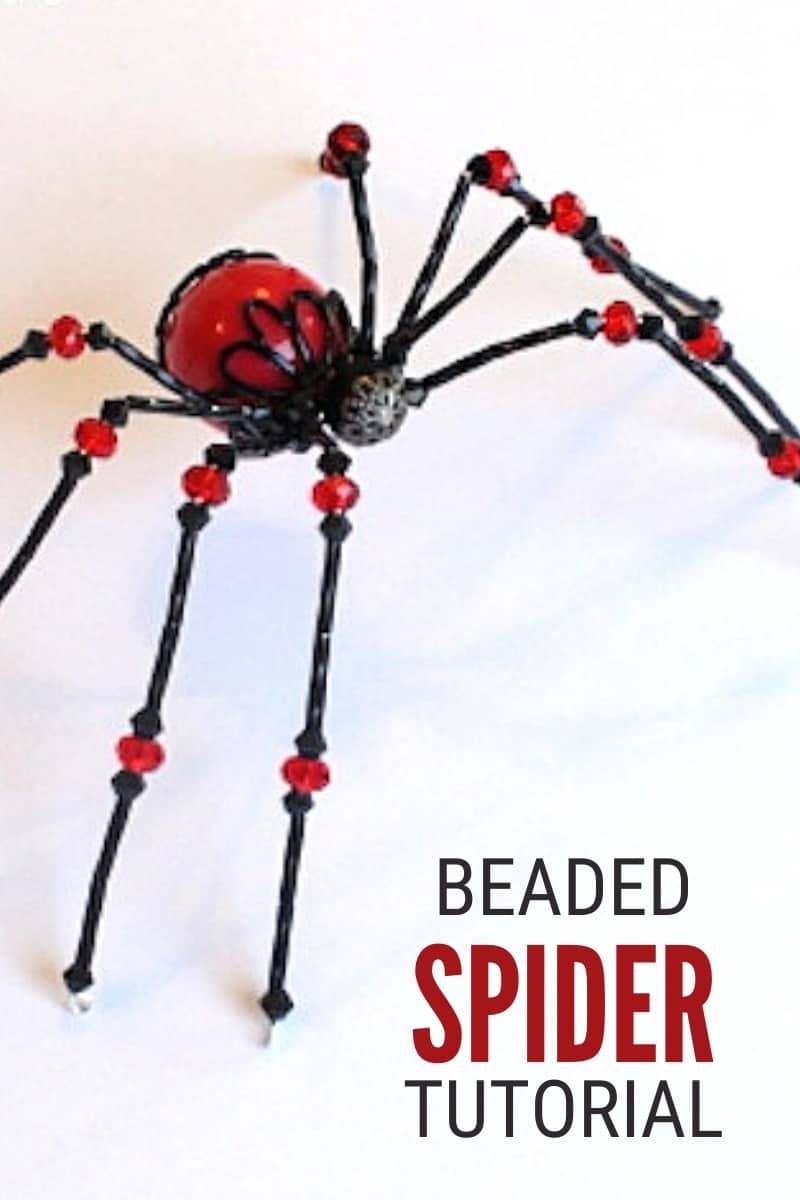 How to Make a Beaded Spider Tutorial Crafty Blog Stalker