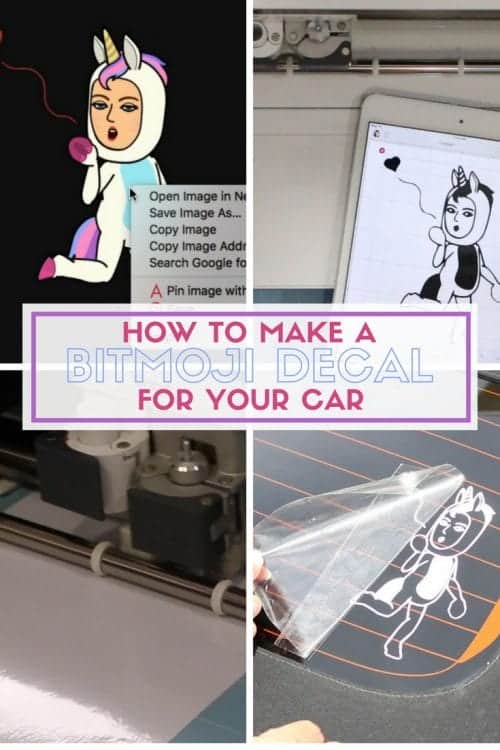 How to Make a Bitmoji Decal for your Car with Cricut