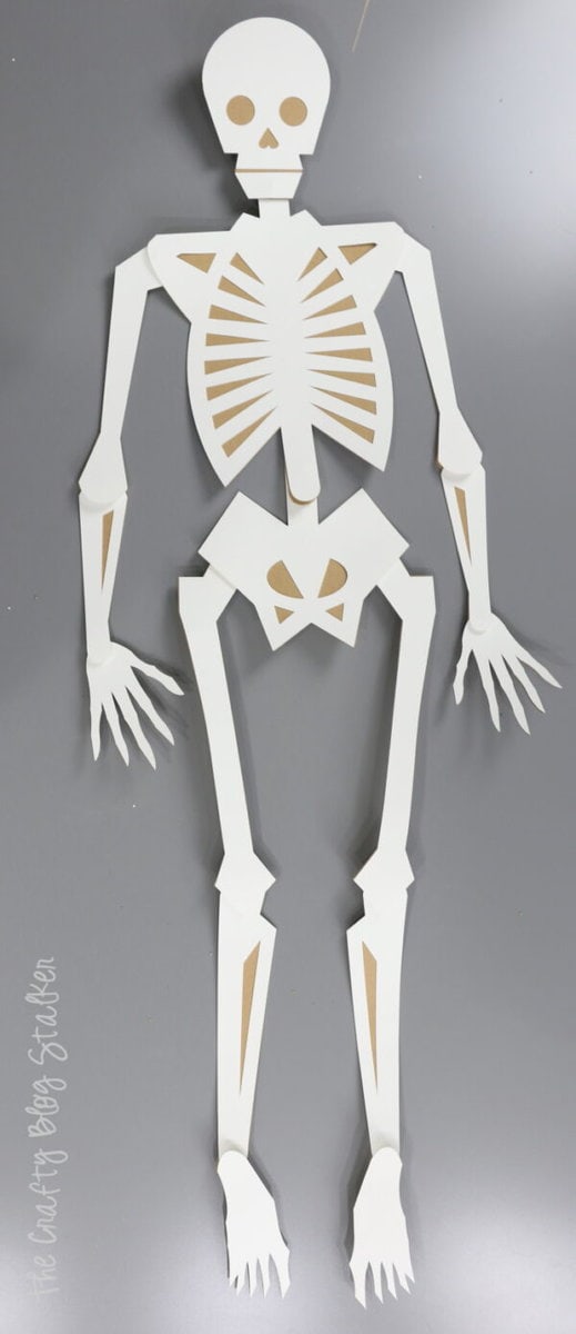 How to Make a 41inch Large Skeleton with the Cricut Maker