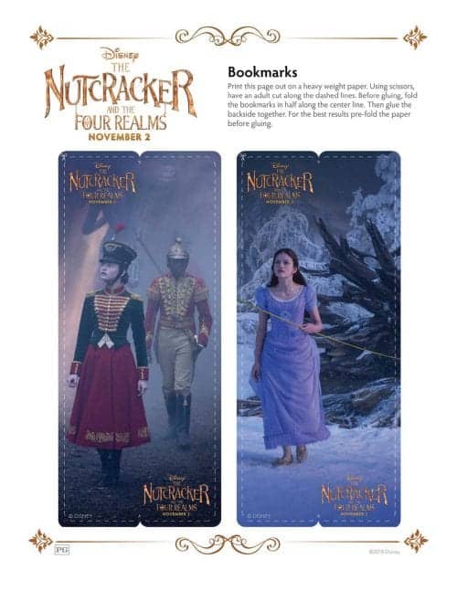 The Nutcracker and The Four Realms | Printable Coloring and Activity Sheets | Easy DIY Craft Tutorial Idea | Kid Activity | Free Printable | Freebies | Disney