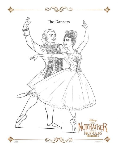 The Nutcracker and The Four Realms | Printable Coloring and Activity Sheets | Easy DIY Craft Tutorial Idea | Kid Activity | Free Printable | Freebies | Disney