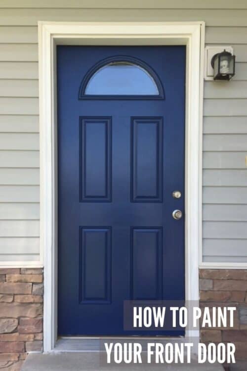 title image for How To Paint Your Front Door: A Step By Step Guide With Pictures
