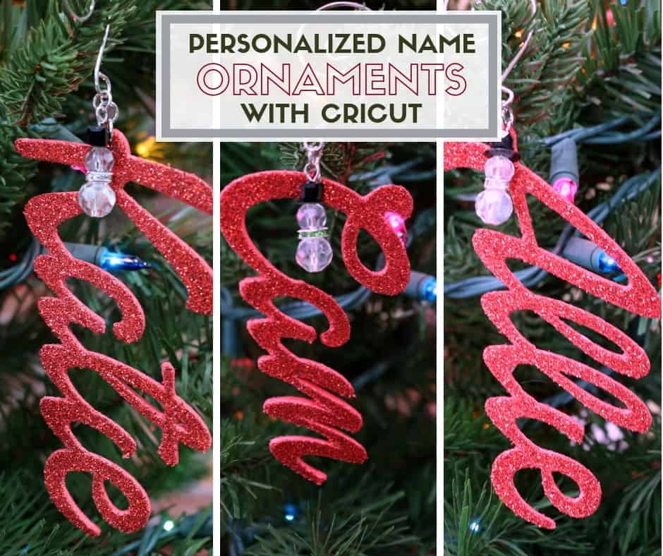 How to Make Personalized Name Ornaments with Cricut