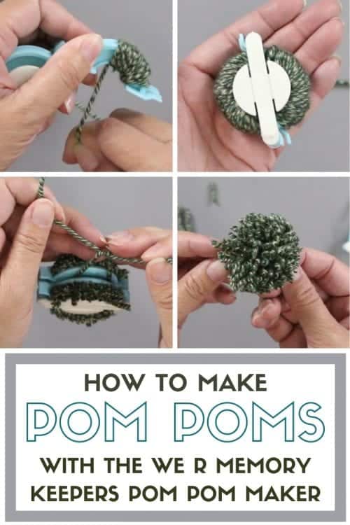 How to Make a Pom Pom Tree for Holiday Decor, a tutorial featured by top US craft blog, The Crafty Blog Stalker: pom pom maker