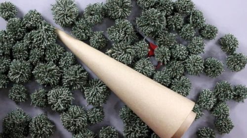 How to Make a Pom Pom Tree for Holiday Decor, a tutorial featured by top US craft blog, The Crafty Blog Stalker: supplies