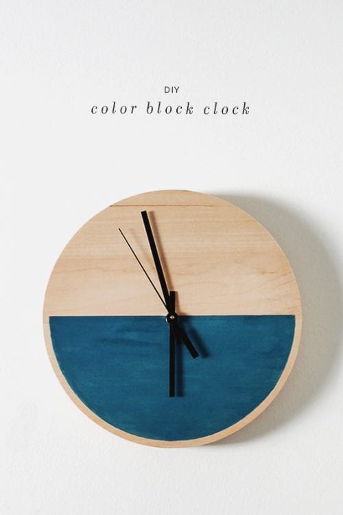 Color Block Clock