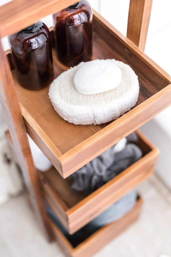 Read these tips on how to create a kid friendly bathroom where Ashley shares how to refresh your bathroom without breaking the bank!