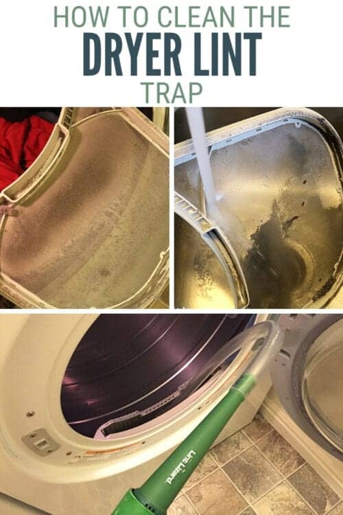 clean dryer lint trap 14