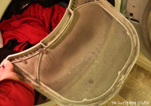 How To Clean The Dryer Lint Trap - Frugally Blonde