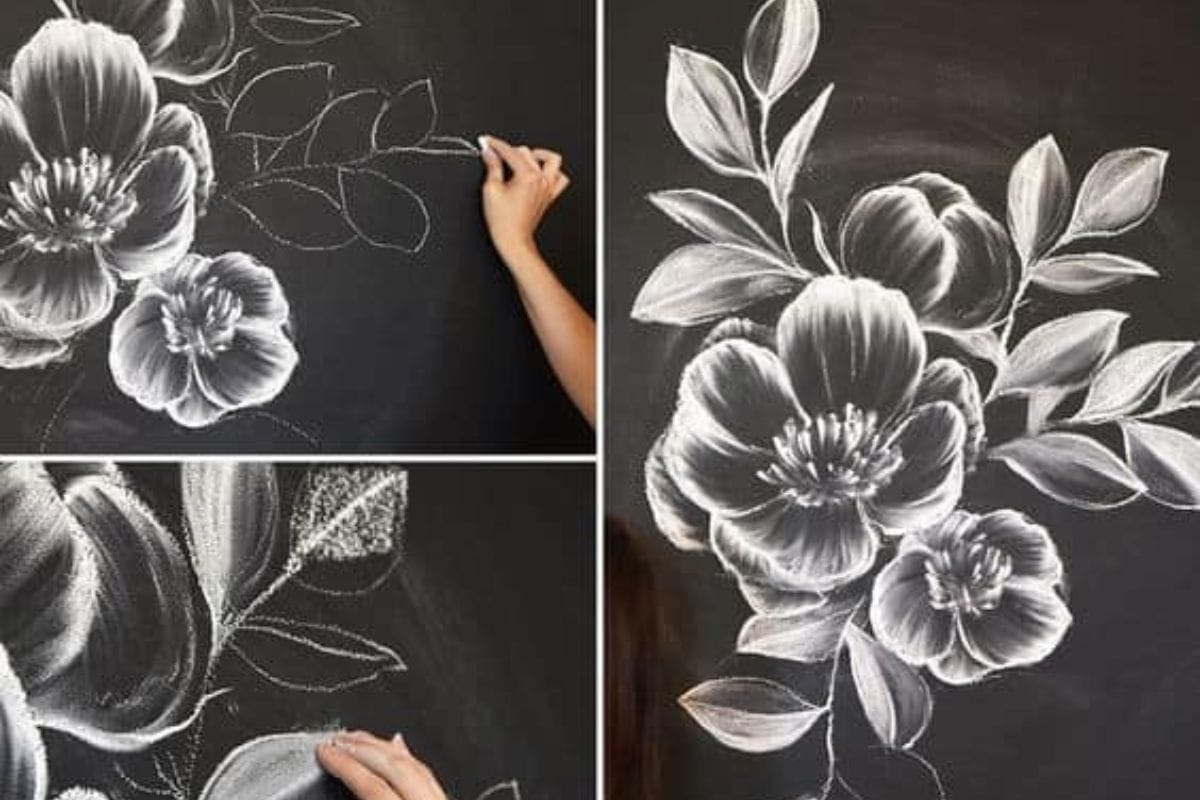 How to Create a Gorgeous Chalk Mural.