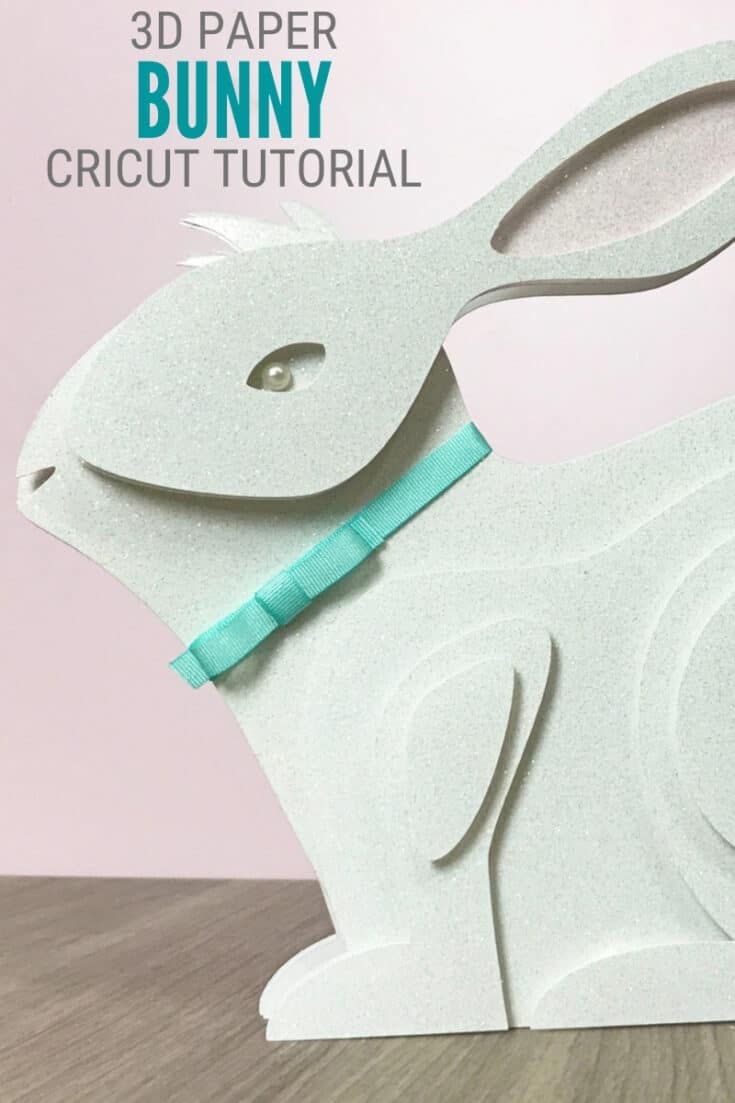 Download How To Make A 3d Paper Art Bunny A Cricut Tutorial