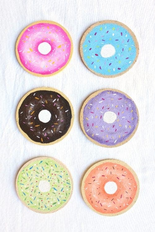 donut coasters