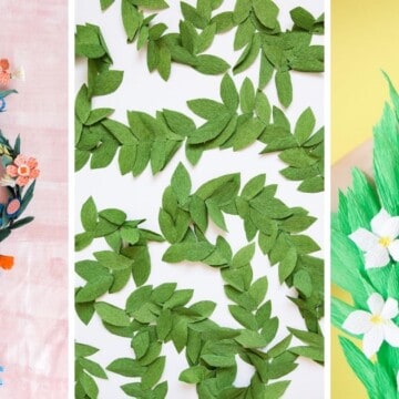 15 Fantastic Paper Flower Garlands for Weddings featured by top US craft blog, The Crafty Blog Stalker