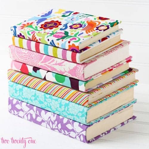 fabric covered journals