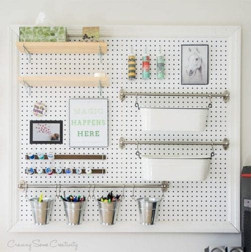 Organize your office space with these DIY office crafts and storage ideas. These ideas will leave your space functional, organized and a place you'll love to be!