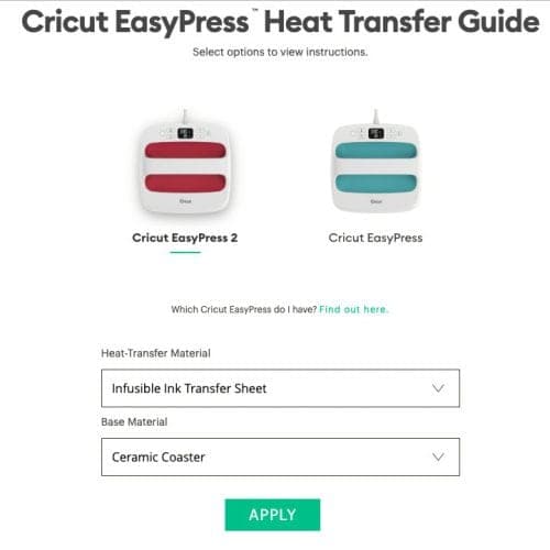 Cricut Infusible Ink heat transfer guide featured by top US craft blog, The Crafty Blog Stalker