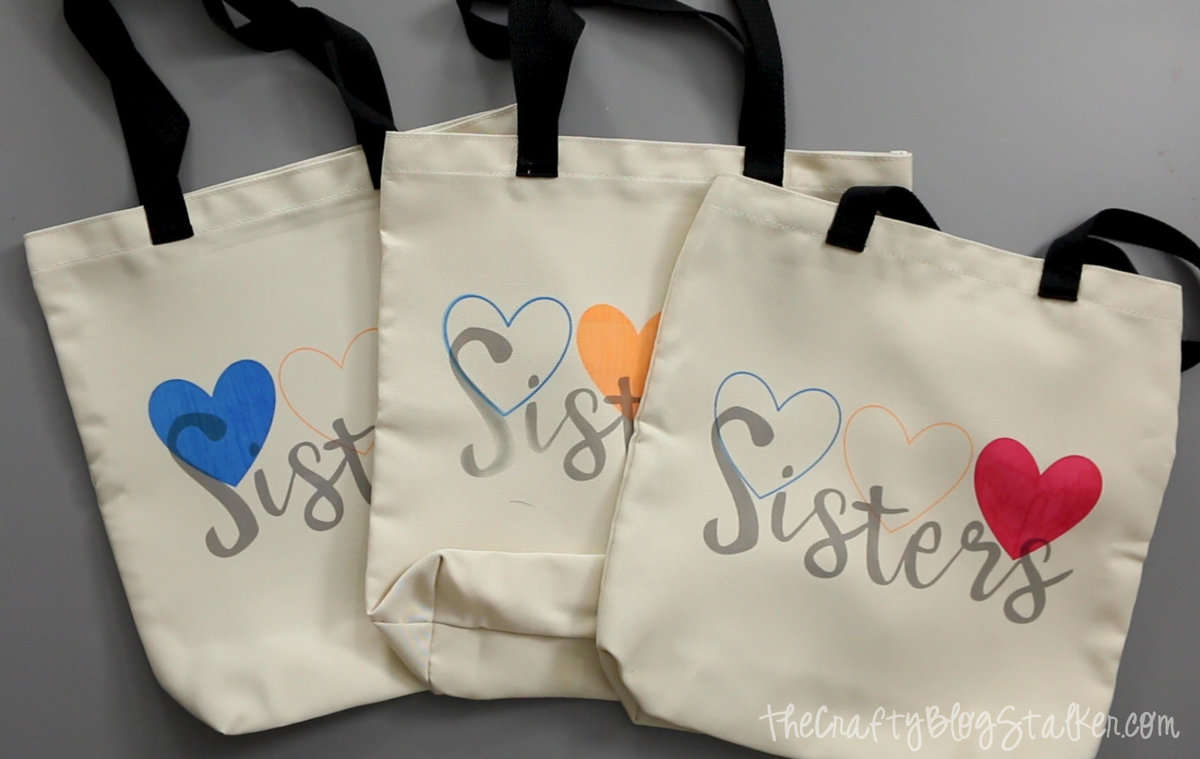 Cricut Projects: Top 21 Infusible Ink Projects featured by top US craft blog, The Crafty Blog Stalker: personalized tote bags