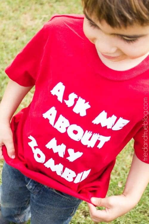 20 fun DIY Halloween Shirts with Vinyl featured by top US craft blog, The Crafty Blog Stalker.