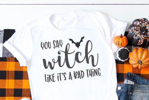 20 fun DIY Halloween Shirts with Vinyl featured by top US craft blog, The Crafty Blog Stalker.