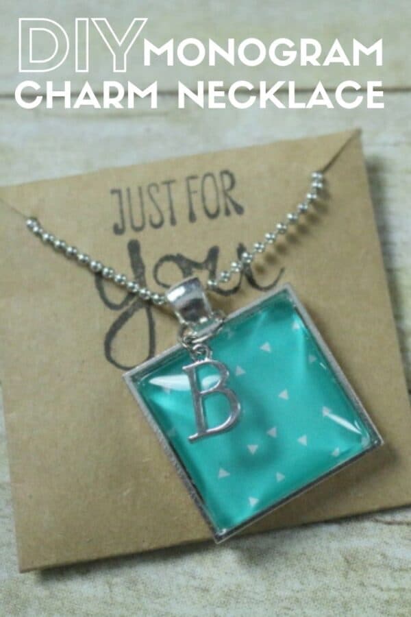 How to Make a Monogram Charm Necklace - The Crafty Blog Stalker
