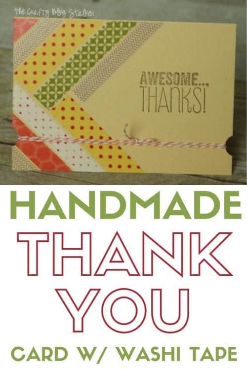 Handmade Thank You Card