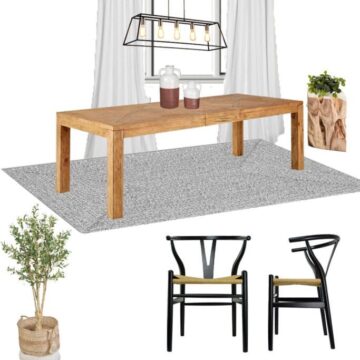 Classic Modern Dining Room