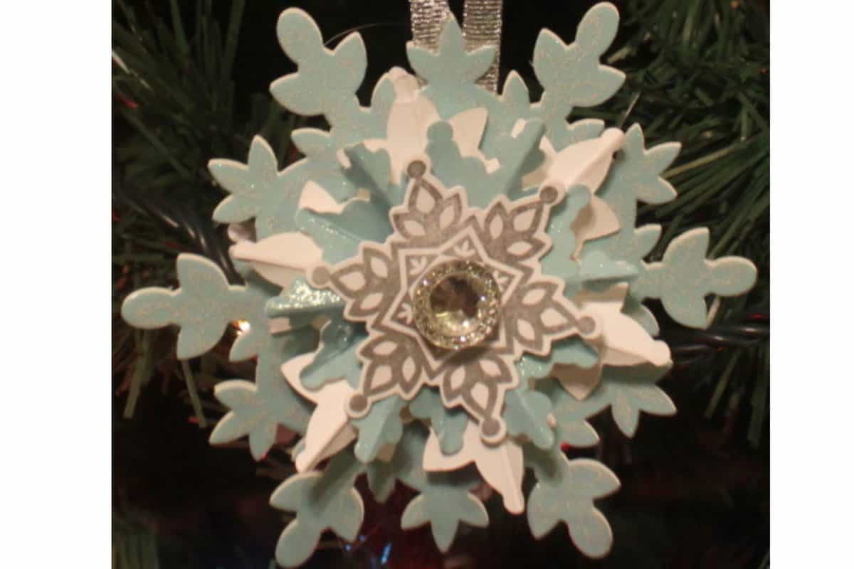Christmas Snowflake Ornament.
