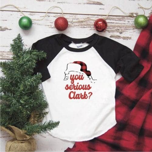 20 Handmade DIY Christmas Shirts for Adults featured by top US craft blog, The Crafty Blog Stalker: You serious Clark?
