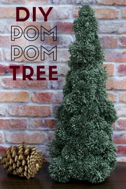 How to Make a Pom Pom Tree for Holiday Decor - The Crafty Blog Stalker