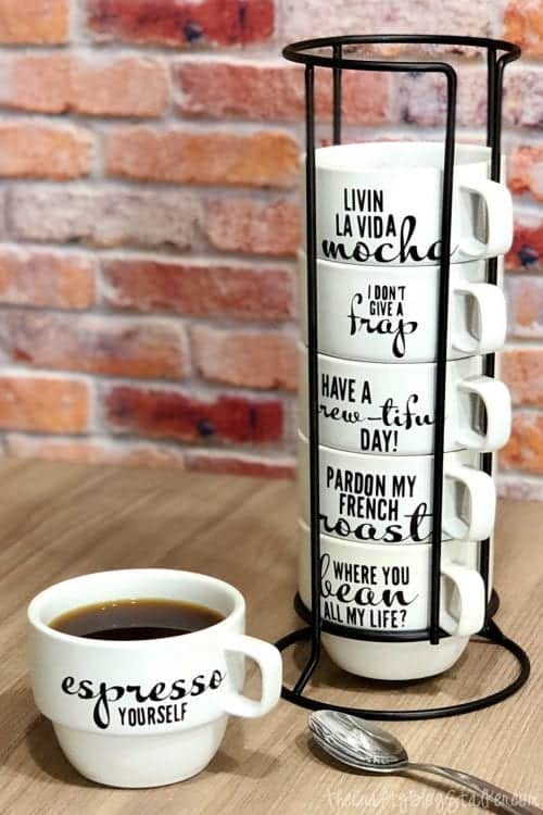 20 Fun Sublimation Mugs made with Cricut Mug Press