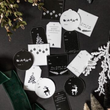 modern Christmas Gift Tags