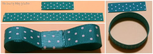 How to Make an Easy Ribbon Headband, a tutorial featured by top US craft blog, The Crafty Blog Stalker.