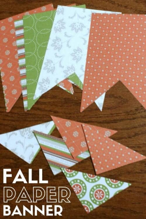 Fall Paper Banner