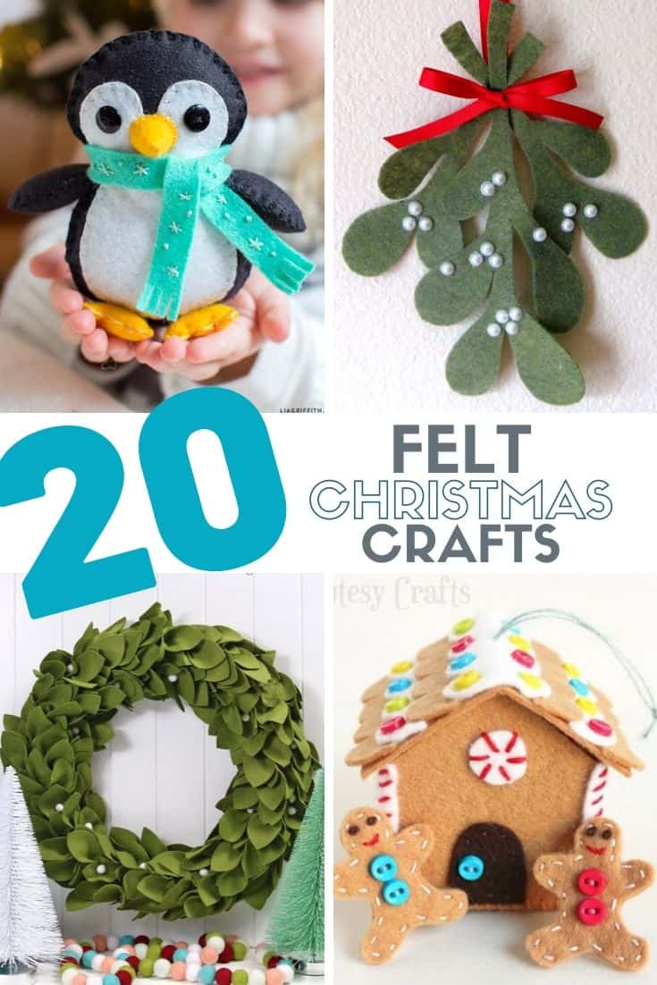 20 Felt Christmas Crafts You Can Make for the Holidays