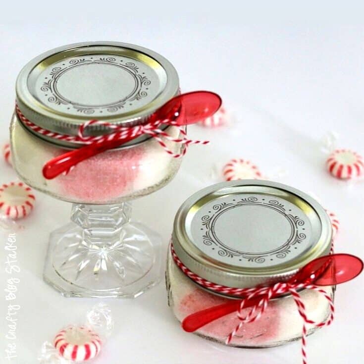 Peppermint Sugar Scrub.