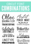 The Most Popular Cricut Fonts & Combinations for Your Projects