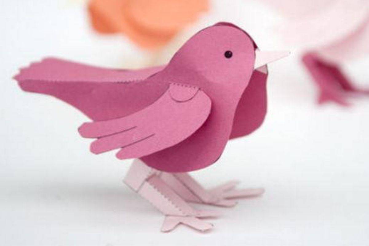3D Paper Bird.