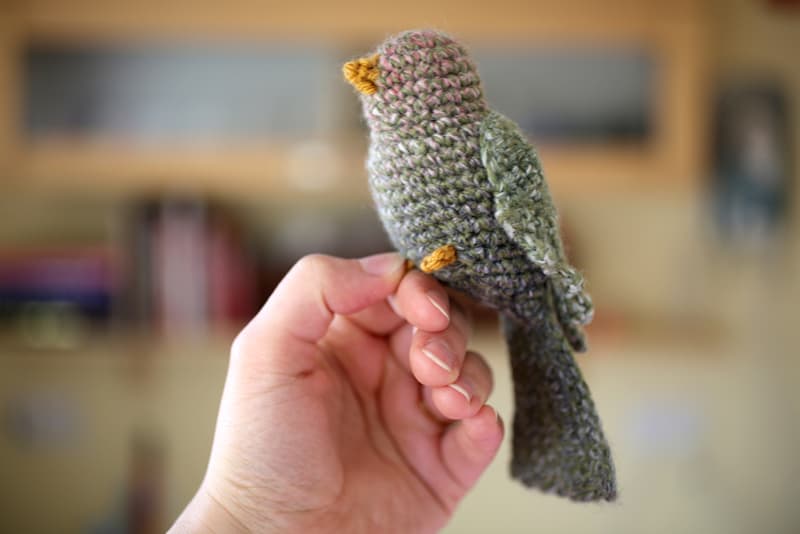 Crocheted Bird.