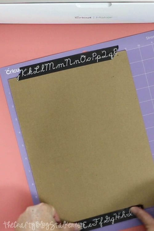taping chipboard to the stronggrip cutting mat