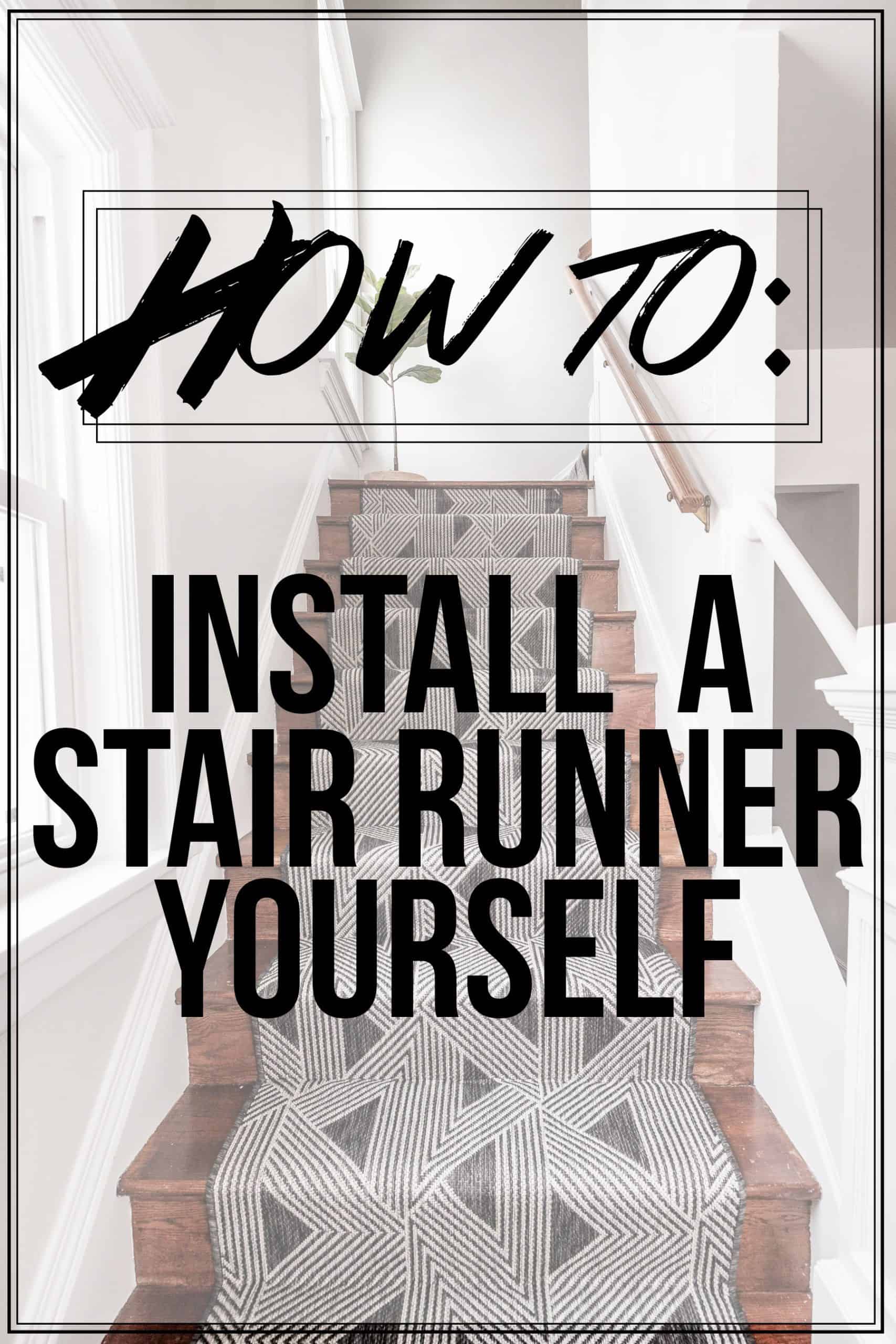 Step-by-step guide to installing a stair runner for DIY home improvement.