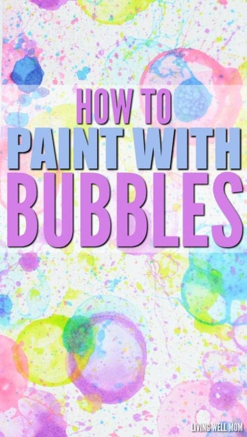 30 Fun Spring Break Crafts you can Make with Children featured by top US craft blog, The Crafty Blog Stalker: Paint with Bubbles