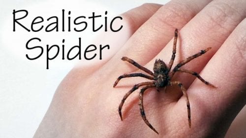 17 Crafty DIY April Fools Day Pranks featured by top US craft blog, The Crafty Blog Stalker: Realistic Clay Spider