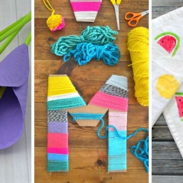 30 Fun Spring Break Crafts you can Make with Children featured by top US craft blog, The Crafty Blog Stalker.